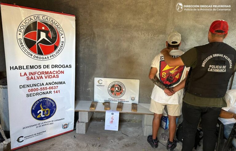 Secuestran más de 3 kilos y medio de marihuana  en el sur de la Capital