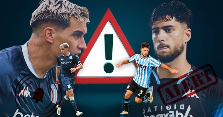 García Basso y Di Cesare, las alarmas en Racing: llegan contra Belgrano?