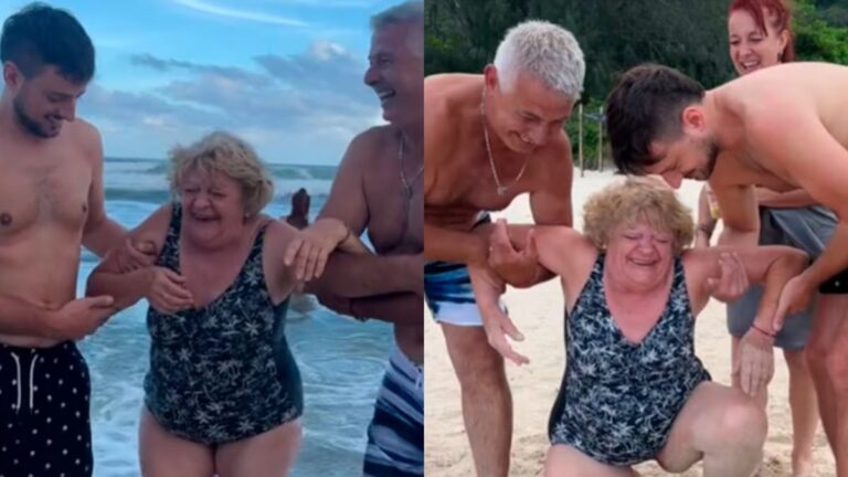 Video: una abuela en Brasil se hizo viral tras emborracharse con caipirinha