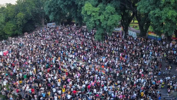 Tras el discurso «antiwoke» de Milei, la asamblea antifascista LGBTIQ+ fue contundente