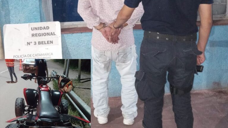 Circulaba ebrio en un cuatriciclo e intentó evadir un control