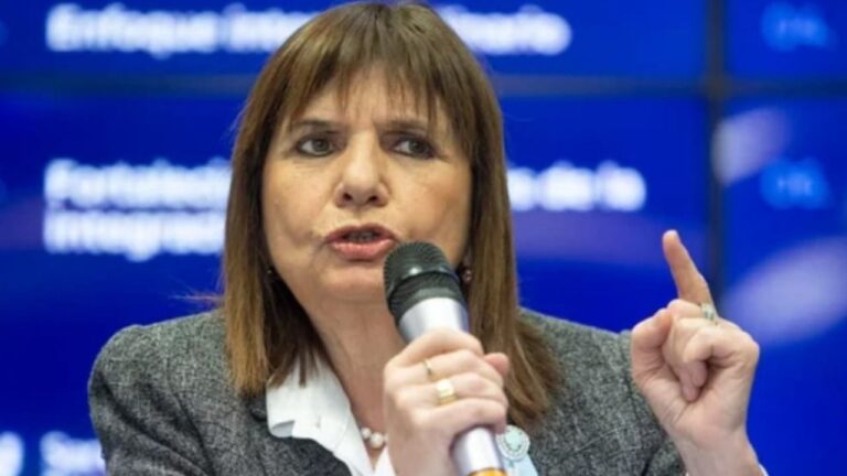 Patricia Bullrich defendió a Milei y dijo que «el Presidente no es el Estado»