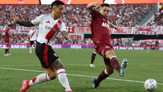 Con gol de Borja, River le gana 1 a 0 a Lanús en el Monumental