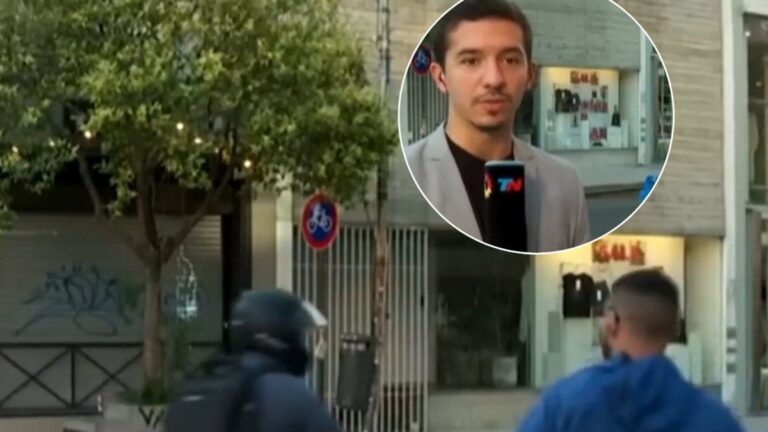 Palermo: así le robaron a un camarógrafo de TN