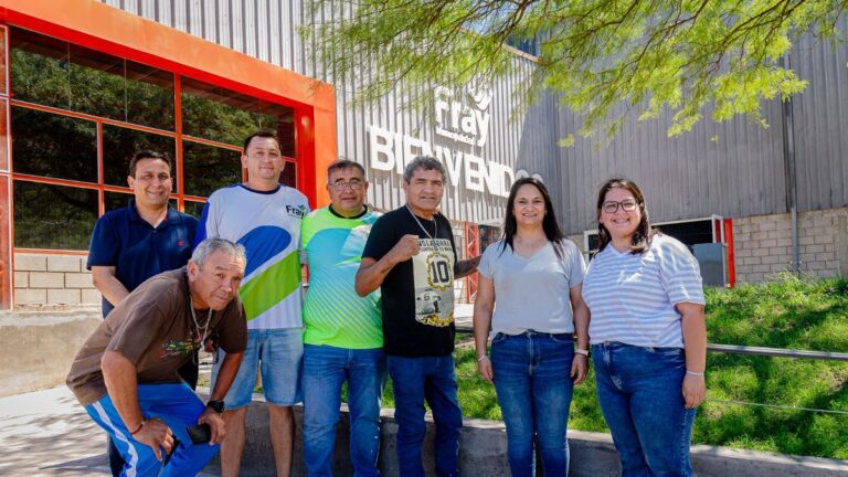 «Locomotora» Castro visitó Fray Mamerto Esquiú