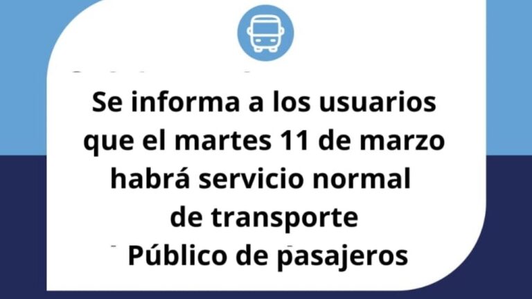 Se regularizó el paro de colectivos