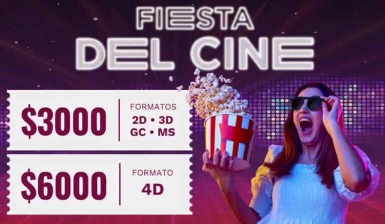 Comenzó la Fiesta del Cine 2025 con entradas a $3000