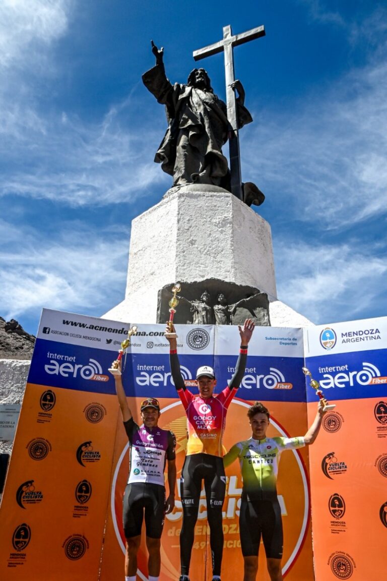 Bien arriba: hoy se completó la Séptima Etapa de la Vuelta Ciclista de Mendoza 2025