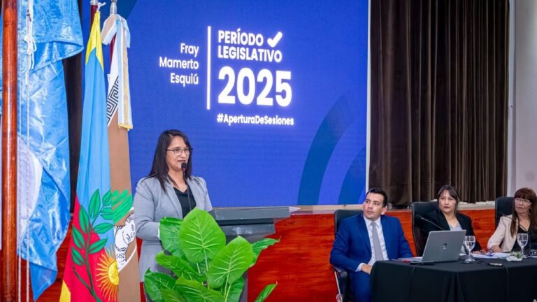 La intendenta Alejandra Benavidez inauguró el período de sesiones ordinarias en Fray
