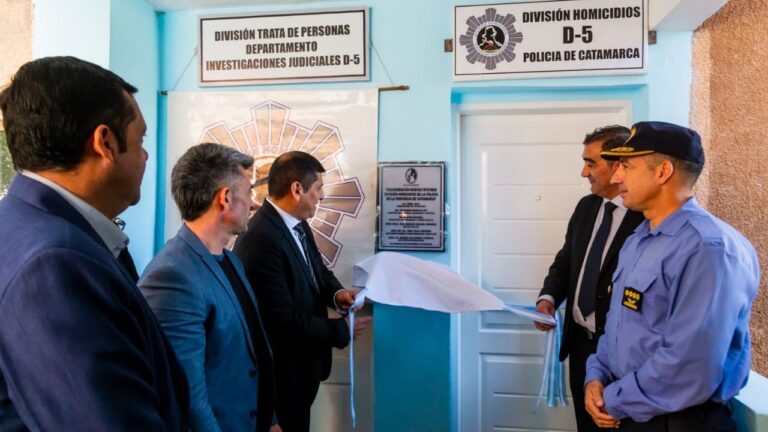 Se inauguró la nueva oficina de la  División Homicidios de la Policía