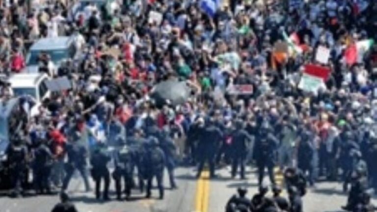 Tensión en Los Ángeles por protestas masivas y arrestos por redadas migratorias de Trump