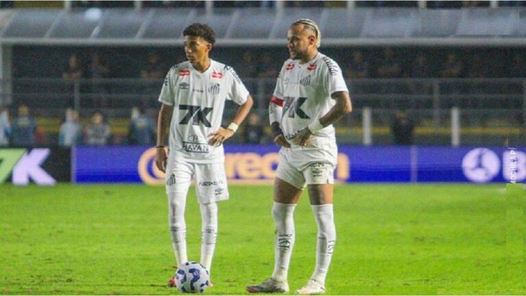 Debutó el hijo de Robinho en Santos, la nueva joya de Brasil, bajo la tutela de Neymar