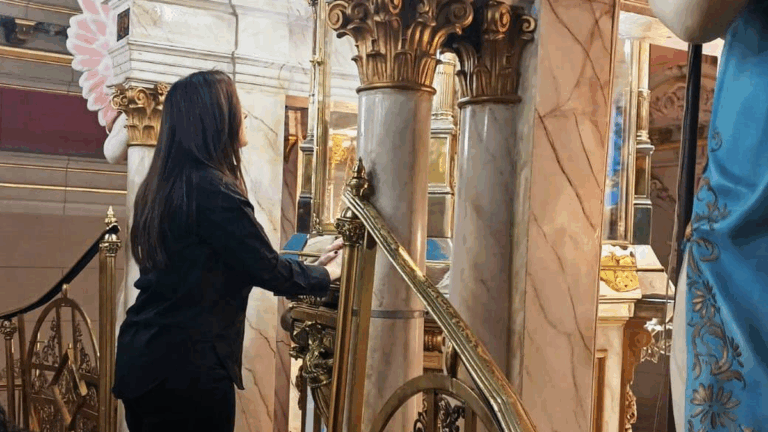 Tras su recorrido en Catamarca, Victoria Villarruel visitó el Camarín de la Virgen del Valle