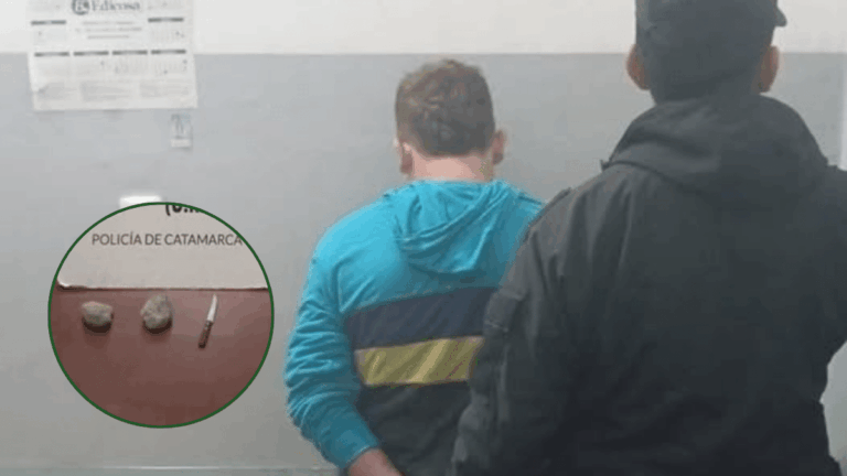 Persecución, amenazas y un cuchillo: detuvieron a un hombre denunciado por su padre