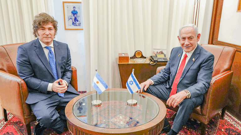 A pesar del repudio mundial por el genocidio en Gaza, Milei espera la visita de Netanyahu