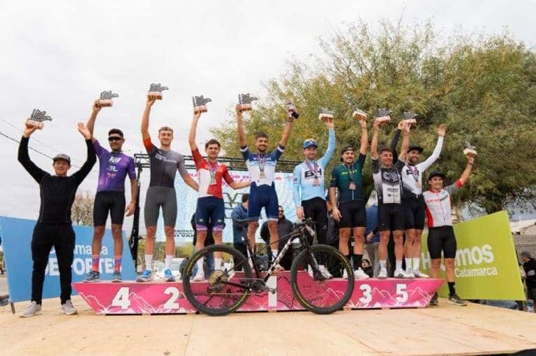 Una fiesta se vivió con una nueva edición de la Vuelta a Pomán de MTB