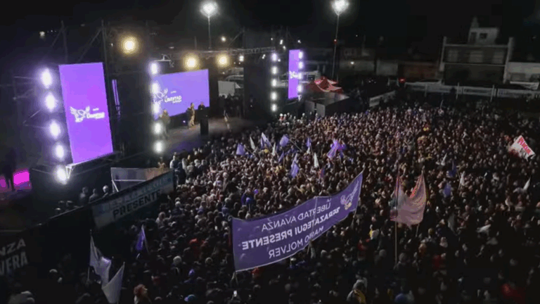 Javier Milei encabeza el cierre de campaña de La Libertad Avanza en provincia de Buenos Aires
