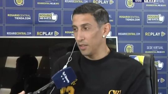Ángel Di María habló sobre el partido con Boca: «Nos estamos jugando mucho»