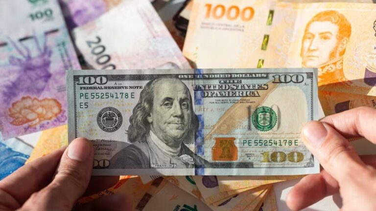 El dólar oficial y el blue suben más de $20 en una jornada de fuerte alza