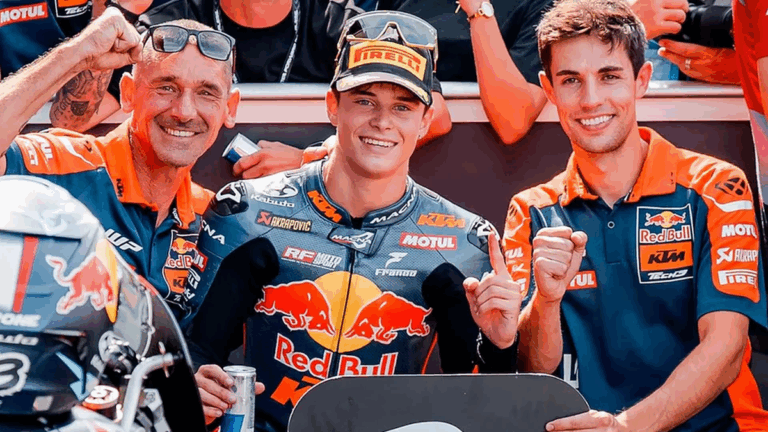 Valentín Perrone terminó sexto en el Gran Premio de San Marino del Moto3