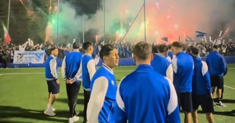 Impresionante banderazo de los hinchas de Vélez de cara a la revancha con Racing por Libertadores