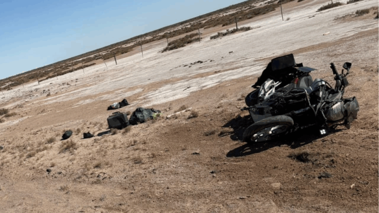 Un motociclista falleció tras derrapar en la Ruta 157