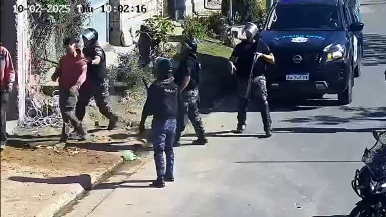 Grave denuncia por brutalidad policial en  la zona norte