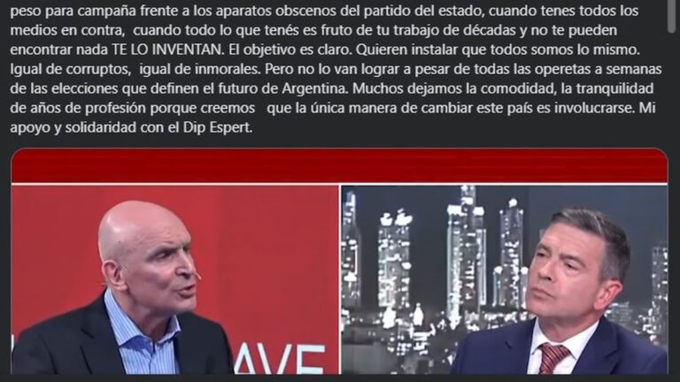 Exige explicaciones a Juárez  y Brizuela por sus vínculos con Espert a través de UNITE