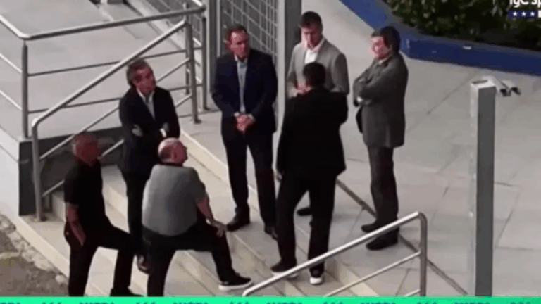 El encuentro entre Riquelme y Brito en el velorio de Miguel Russo