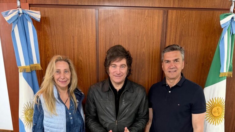 Milei se mostró cercano al gobernador de Chaco