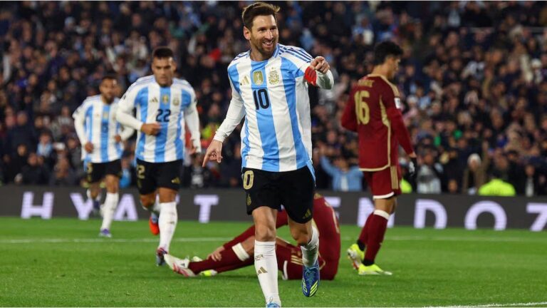 Con la vuelta de Messi, la Selección argentina le gana 6-0 a Puerto Rico