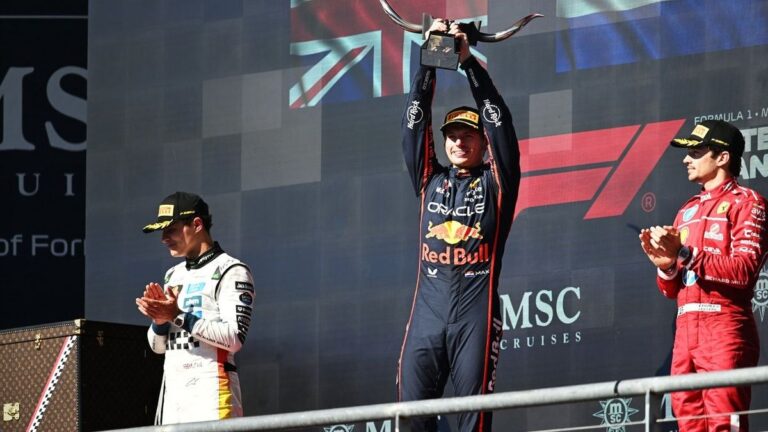 Verstappen ganó sin problemas en Austin