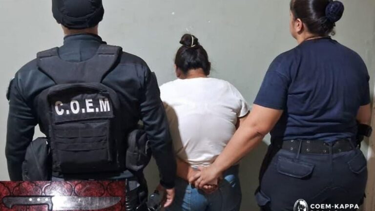 Detuvieron a una mujer por intento de agresión con cuchillo y amenazas de muerte