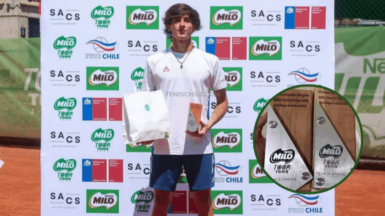 Manu La Serna no detiene su ascenso: dos finales consecutivas en Chile y un salto en el ranking mundial