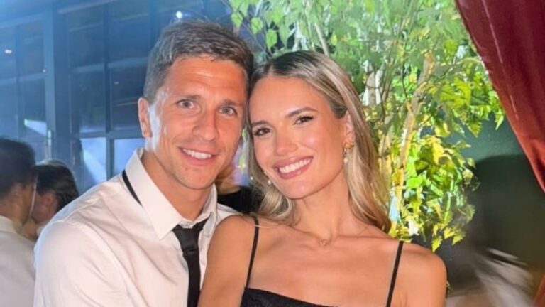 Eva Bargiela y Gianluca Simeone mostraron por primera vez la carita de su bebé