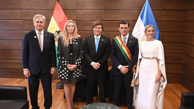 Bolivia: Milei se reunió con Paz Pereira