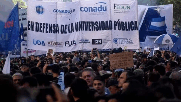 Las universidades públicas convocan a un paro por 72 horas