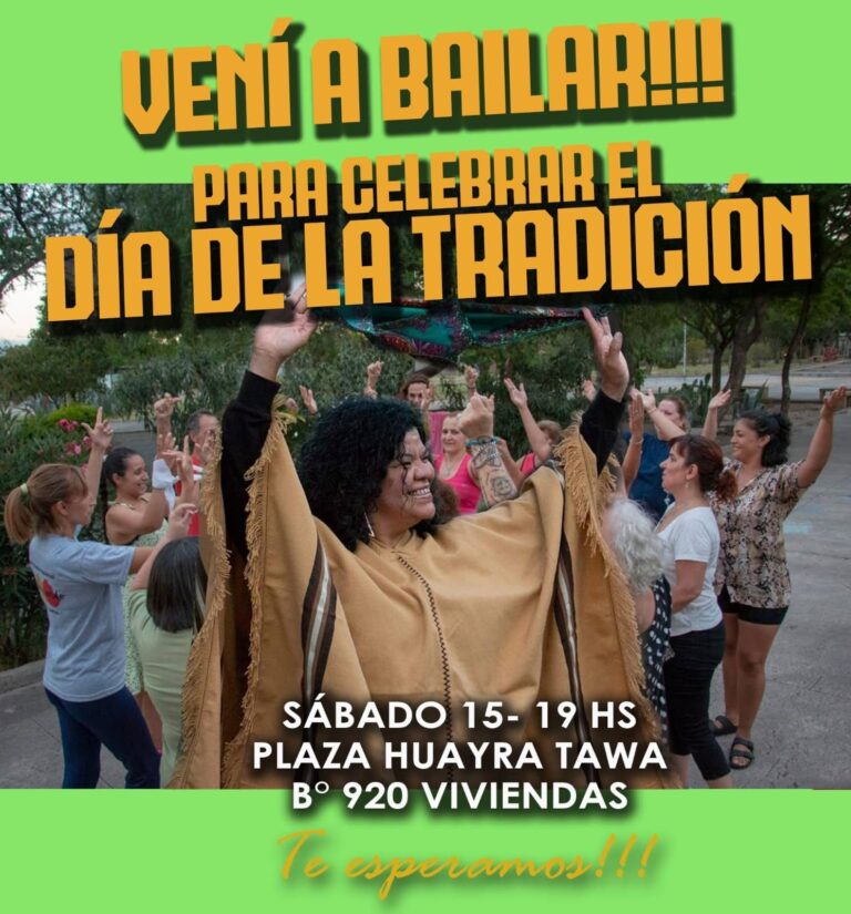 Vení a bailar: el encuentro folclórico que convoca a celebrar el Día de la Tradición en la Plaza Huayra Tawa