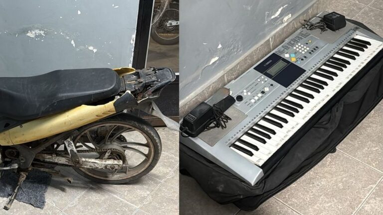 Aprehendieron a un joven con un teclado de dudosa procedencia en Valle Viejo
