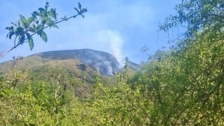 Situación de los incendios forestales en Ancasti, Capayán y Ambato