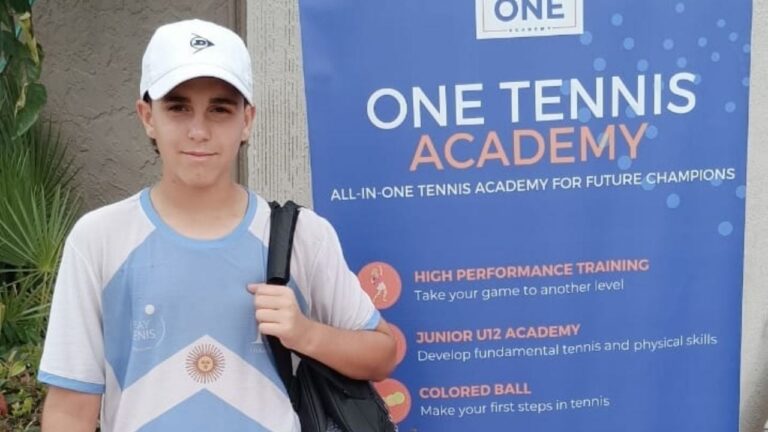 El joven catamarqueño Constantino Ruaro llegó a semis en Boca Ratón