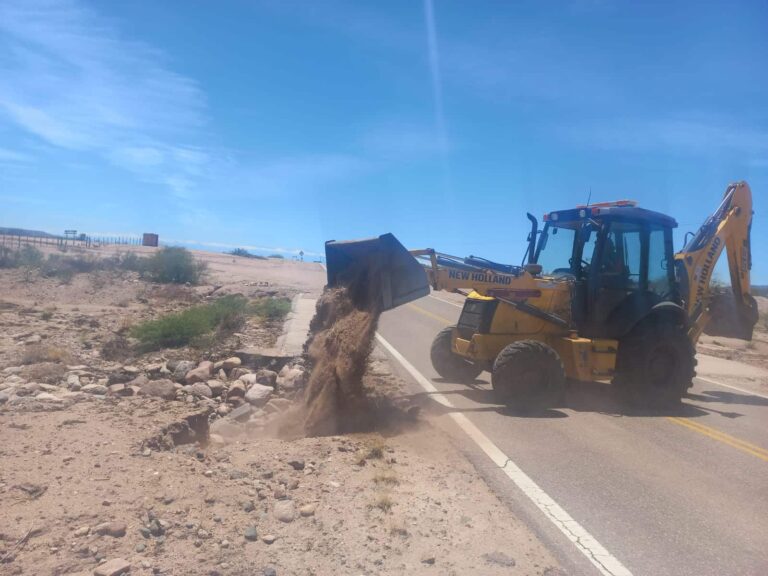 Continúan los trabajos de Vialidad Nacional en la zona de Cerro Negro, Tinogasta