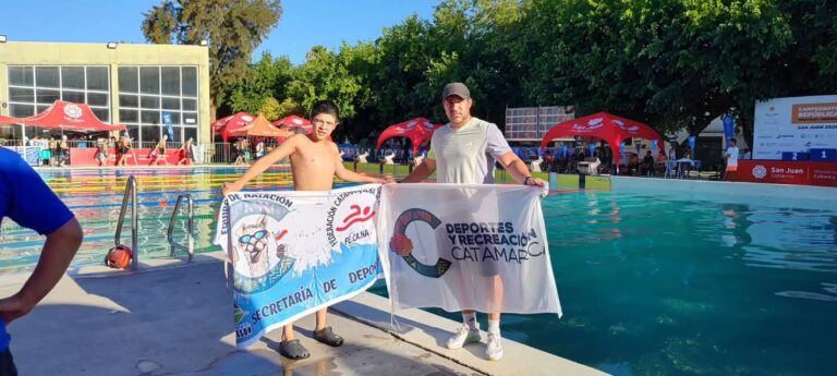 Catamarqueño se destacó en el Nacional de natación