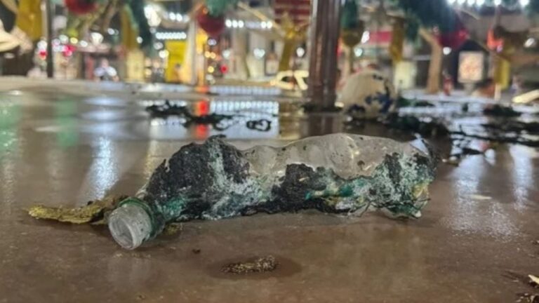El espíritu navideño terminó en llamas en Mendoza