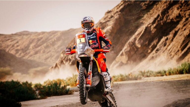 Dakar 2026: Daniel Sanders se impuso en la segunda etapa tras alcanzar a Edgar Canet