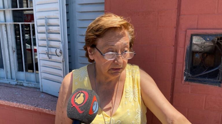 Vecina denunció el hundimiento de una vereda y el Municipio prometió arreglarlo