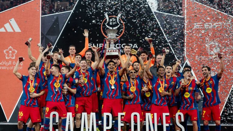 Barcelona es campeón de la Supercopa de España