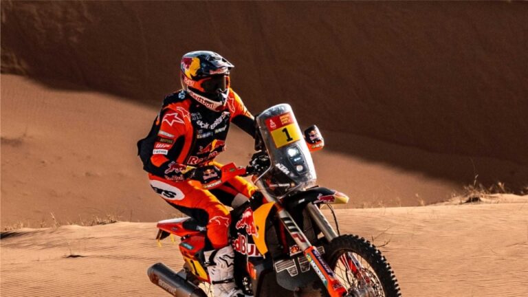 Dakar 2026: Muchos cambios en la categoría Motos, Sanders recupera la punta