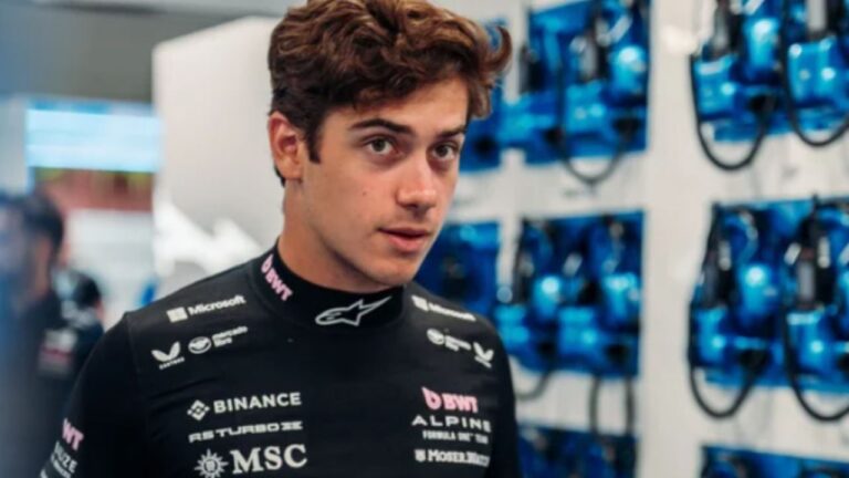 Colapinto pone primera en Alpine y ya trabaja en la base de Enstone