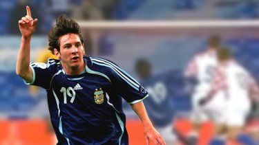 Catamarqueños homenajearon a Messi a 20 años de su primer gol con la Selección